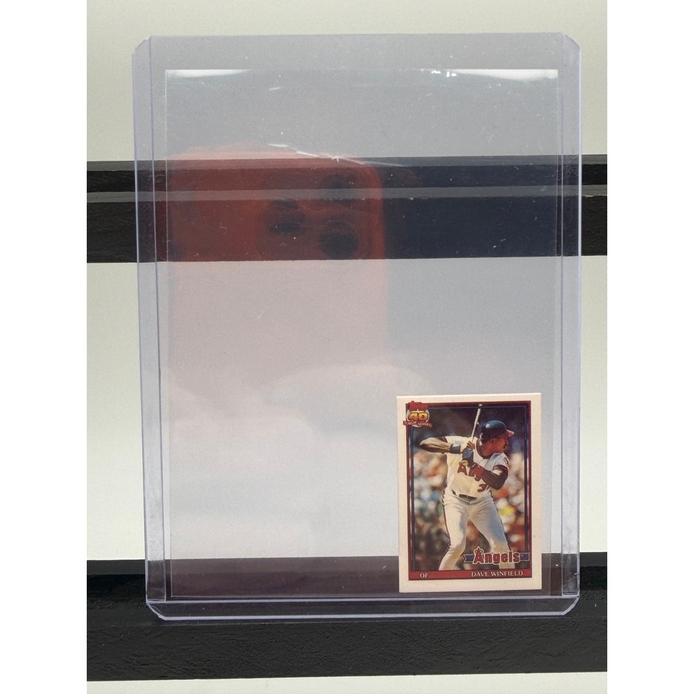 1991 Topps 40th Anniversary Dave Winfield Angels Baseball Card 630